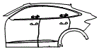 Door and Rear Fender Kit pattern for the 2026 Audi Q5