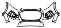 Bumper Kit pattern for the 2025 Audi SQ5 (Previous Generation)