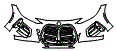 Bumper Kit pattern for the 2027 BMW 4 Series
