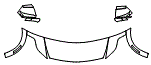 Hood, Fender and Mirror Kit pattern for the 2026 Cadillac Escalade IQ