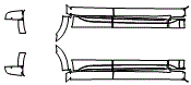 Rocker Panel Kit pattern for the 2026 Cadillac Escalade IQ
