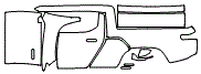 Left Full Vehicle Kit pattern for the 2026 Rivian R1T