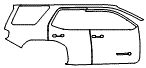 Door and Rear Fender Kit pattern for the 2026 Toyota 4Runner