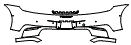 Rear Bumper Kit pattern for the 2027 Porsche 911 (992.2)
