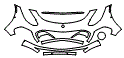 Bumper Kit pattern for the 2027 Mercedes Benz AMG GT