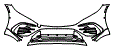 Bumper Kit pattern for the 2026 Mercedes Benz EQS Sedan
