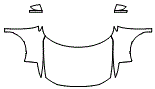 Full Hood, Fender and Mirror Kit pattern for the 2027 Nissan Murano