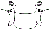 Full Hood, Fender and Mirror Kit pattern for the 2026 Nissan Armada