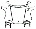 Full Hood, Fender and Mirror Kit pattern for the 1990 Porsche 911
