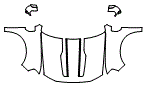 Full Hood, Fender and Mirror Kit pattern for the 2026 Ford Maverick
