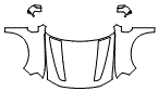 Full Hood, Fender and Mirror Kit pattern for the 2026 Ford Maverick