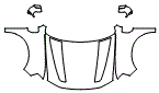 Full Hood, Fender and Mirror Kit pattern for the 2026 Ford Maverick