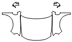 Full Hood, Fender and Mirror Kit pattern for the 2026 Ford Maverick