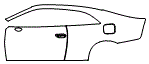 Door and Rear Fender Kit pattern for the 2027 Dodge Charger