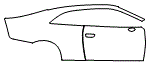 Door and Rear Fender Kit pattern for the 2027 Dodge Charger