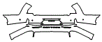 Rear Bumper Kit pattern for the 2027 Dodge Charger