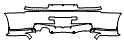 Rear Bumper Kit pattern for the 2002 Nissan Skyline