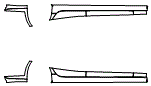 Rocker Panel Kit pattern for the 2026 BMW 8 Series