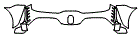 Rear Bumper Kit pattern for the 2026 Ferrari 296 Challenge