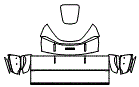 Spoiler and Engine Cover Kit pattern for the 2026 Ferrari 296 Challenge