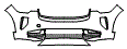 Bumper Kit pattern for the 2026 Volvo XC90