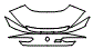 Trunk Lid Kit pattern for the 2022 BMW 8 Series