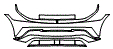 Bumper Kit pattern for the 2026 Hyundai Ioniq 5 (US)