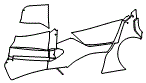 Door and Rear Fender Kit pattern for the 2025 Bugatti Bolide