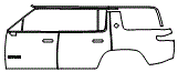 Door and Rear Fender Kit pattern for the 2026 Rivian R1S