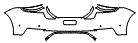 Rear Bumper Kit pattern for the 2026 Porsche Panamera