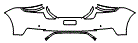 Rear Bumper Kit pattern for the 2026 Porsche Panamera