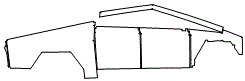 Body Side, Fender, Door and A-Pillar Kit pattern for the 2026 Tesla Cyber Truck