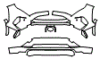 Bumper Kit pattern for the 2025 Toyota RAV4