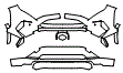 Bumper Kit pattern for the 2025 Toyota RAV4