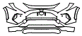 Bumper Kit pattern for the 2025 Toyota RAV4