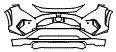 Bumper Kit pattern for the 2025 Toyota RAV4