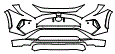 Bumper Kit pattern for the 2025 Toyota RAV4