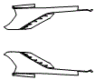 Rocker Panel Kit pattern for the 2021 Lamborghini Sián