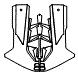 Engine Cover Kit pattern for the 2021 Lamborghini Sián