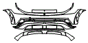 Bumper Kit pattern for the 2026 Hyundai Ioniq 5 (US)