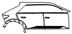 Door and Rear Fender Kit pattern for the 2026 Hyundai Ioniq 5 (US)
