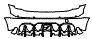 Rear Bumper Kit pattern for the 2026 MINI Cooper Convertible