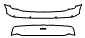 Rear Bumper Kit pattern for the 2026 MINI Cooper Convertible