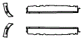 Rocker Panel Kit pattern for the 2026 MINI Cooper Convertible