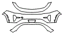 Bumper Kit pattern for the 2025 Jeep Wagoneer S