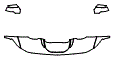Hood, Fender and Mirror Kit pattern for the 2026 RAM 1500