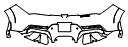 Rear Bumper Kit pattern for the 2026 Acura Integra