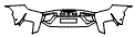 Rear Bumper Kit pattern for the 2026 Lamborghini Temerario