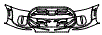 Bumper Kit pattern for the 2026 MINI Cooper Convertible