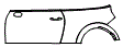 Door and Rear Fender Kit pattern for the 2026 MINI Cooper 2 Door